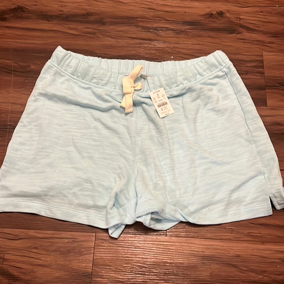 J. Crew Pants - J.CREW Women's Light Blue Soft Cotton Yoga Shorts XL NEW WITH TAGS! Soft Fabric